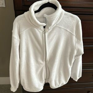 Athleta Fleece Zip up Jacket L